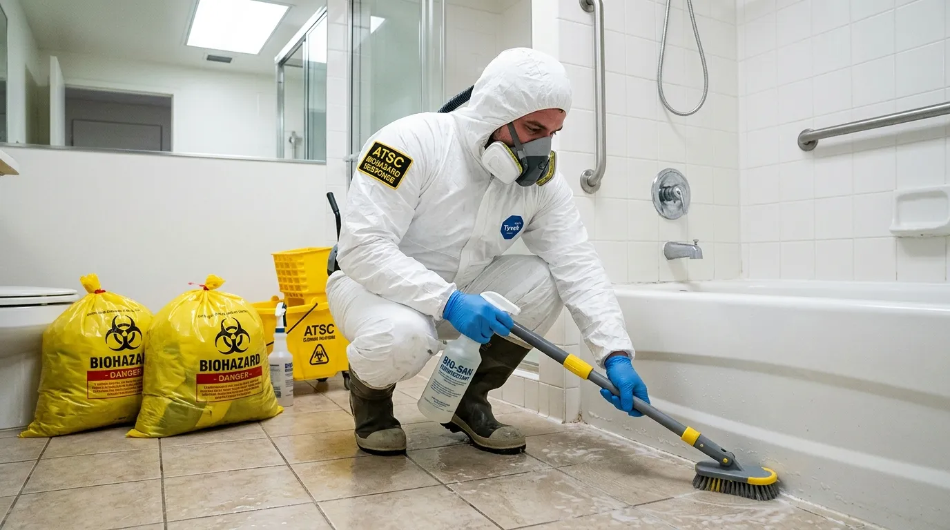 Decontamination equipment deployed for Blood Cleanup in Kearny